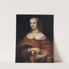 Portrait of a Lady with a Lap Dog by Rembrandt van Rijn