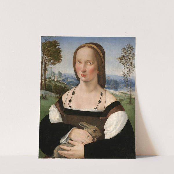 Portrait of a Lady with a Rabbit by Ridolfo Ghirlandaio