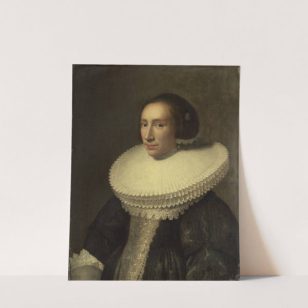 Portrait of a Lady with a Ruff by Michiel Jansz. Van Mierevelt