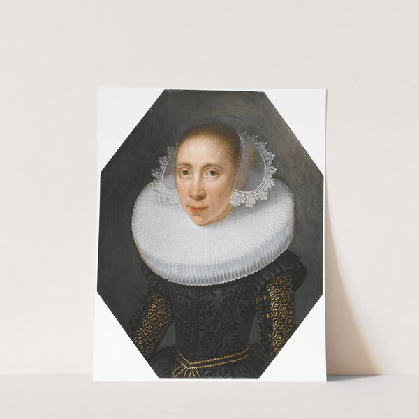 Portrait Of A Lady With A White Ruff by Dutch School