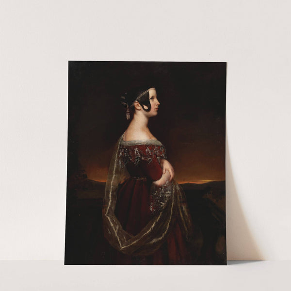 Portrait of a Lady with Pearls (circa 1830-1840) by Ary Scheffer