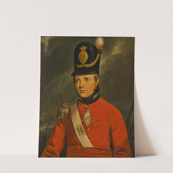 Portrait of a Lieutenant of the 14th Buckinghamshire Regiment of Foot by Arthur William Devis