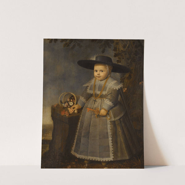 Portrait of a little Boy by Willem van der Vliet