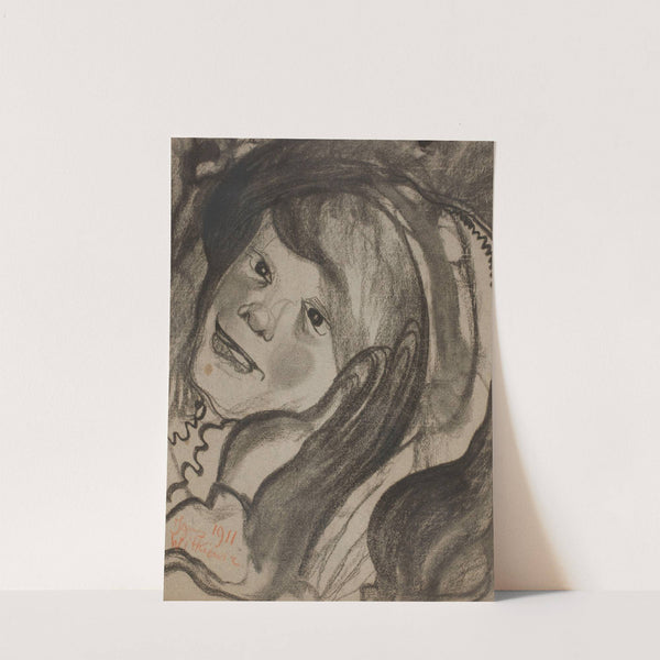 Portrait of a little girl – Haneczka Solska (1911) by Stanisław Ignacy Witkiewicz