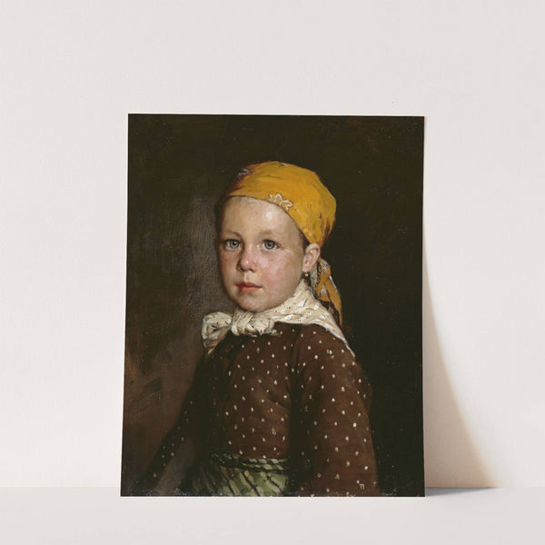Portrait of a little girl (1880) by Jahn Ekenaes