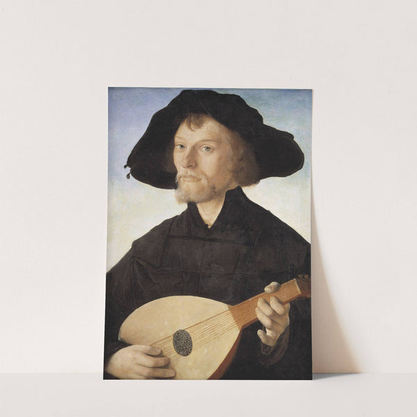 Portrait of a Lute Player by Jan van Scorel