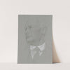 Portrait of a male head by Carl Anton Reichel