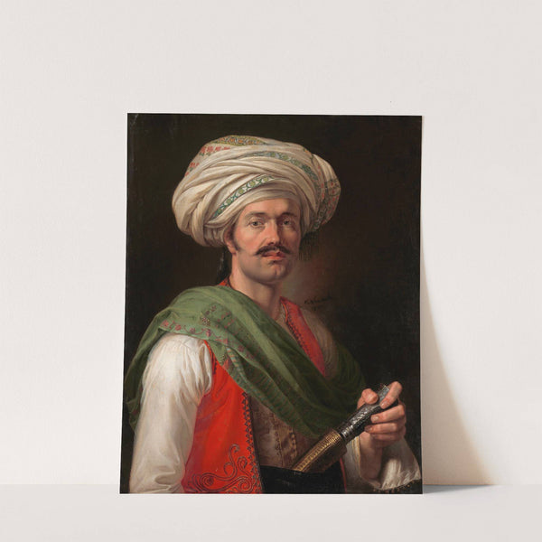 Portrait of a Mameluke. Said to Be Roustam Raza by Horace Vernet