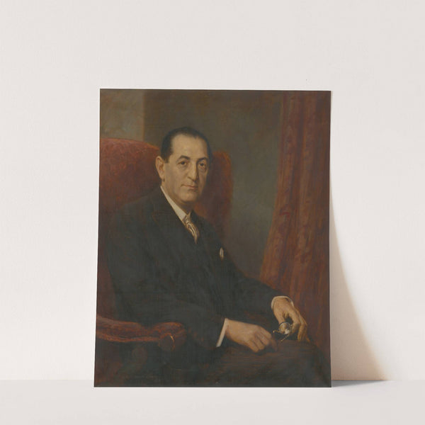 Portrait of a man by Elemír Halász-Hradil