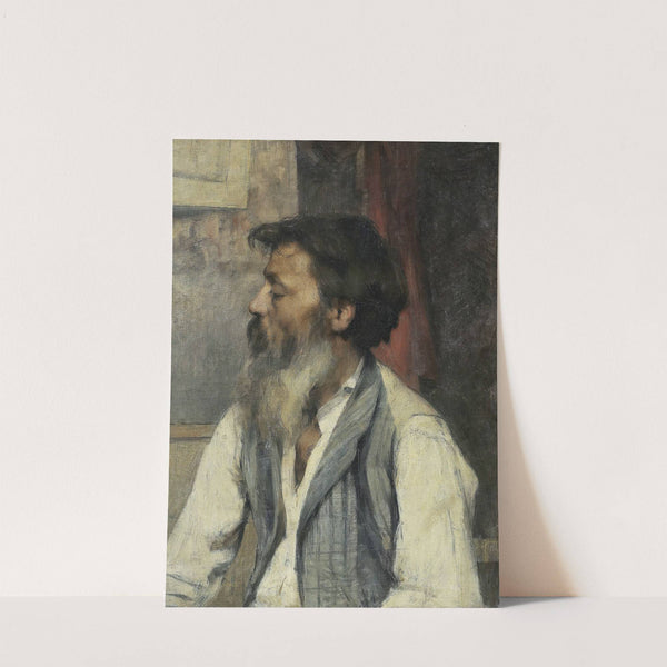 Portrait Of A Man by Léon Augustin Lhermitte
