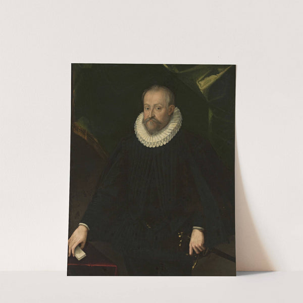 Portrait of a man by Hans von Aachen