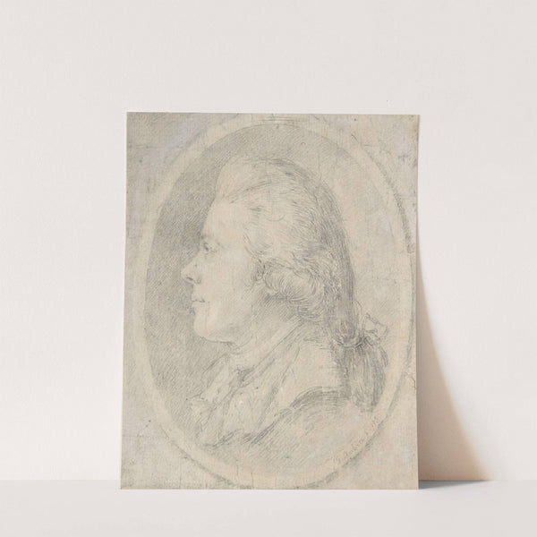 Portrait of a Man (18th century) by Gabriel de Saint-Aubin