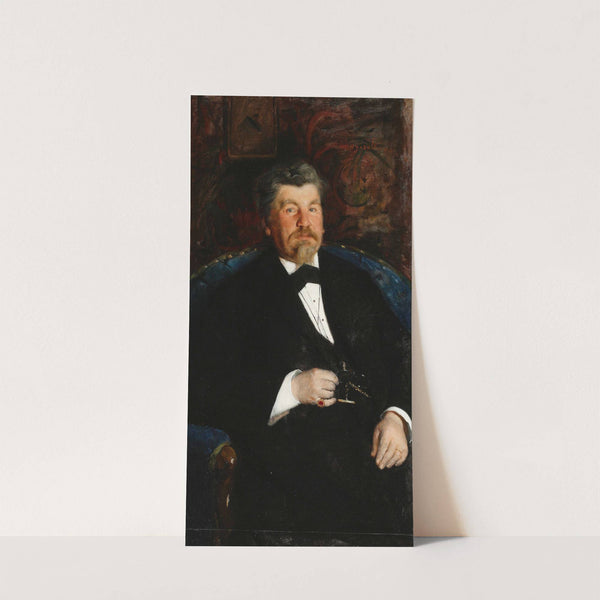 Portrait of a man (1880) by Leon Wyczółkowski