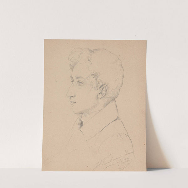 Portrait of a Man (1838) by Jean Antoine Verschaeren