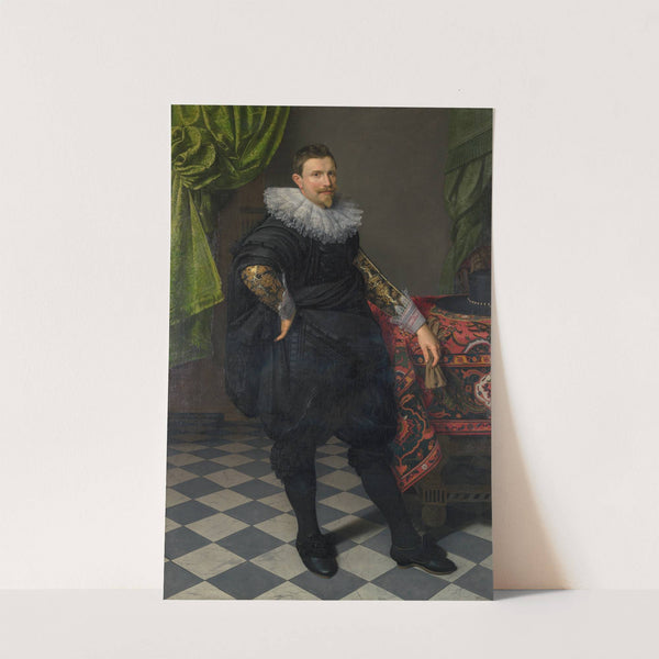 Portrait of a man by Nicolaes Eliasz. Pickenoy