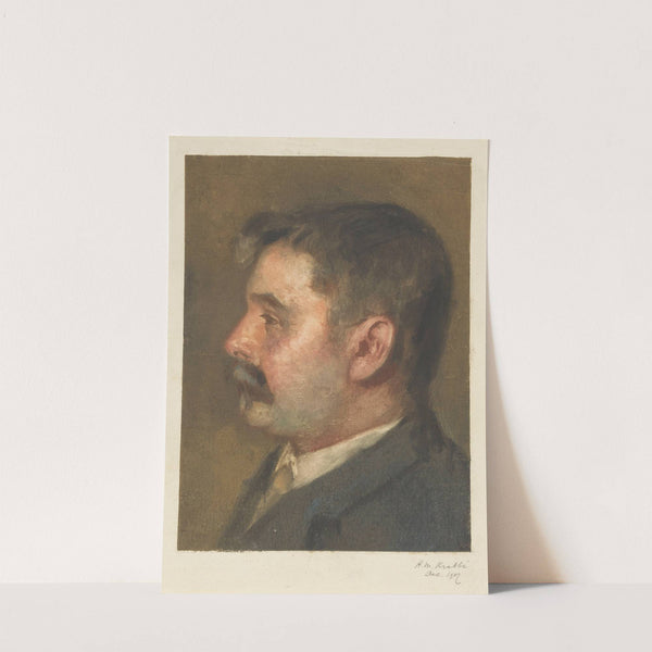 Portrait of a man by Heinrich M. Krabbé