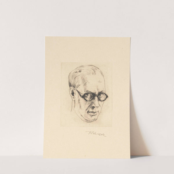 Portrait of a man (1933) by Kornél Révész