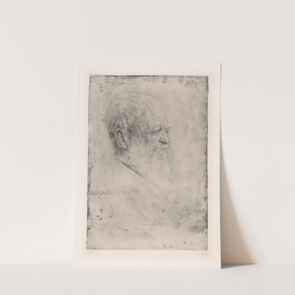 Portrait of a man by Peter von Halm