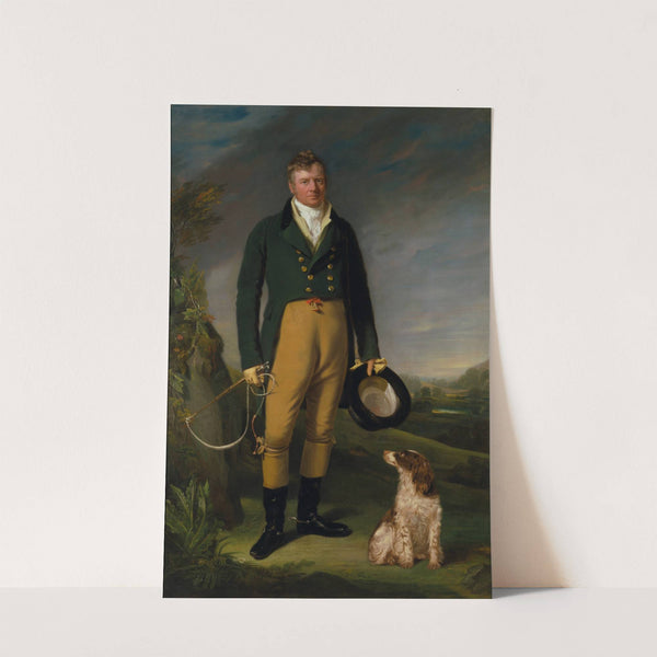 Portrait of a man by William Owen