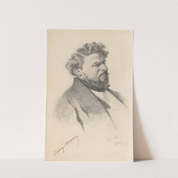 Portrait of a Man by Henry Bonaventure Monnier