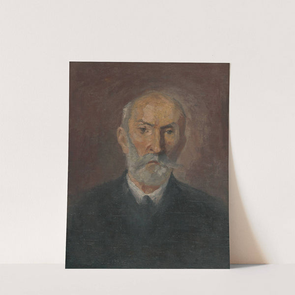 Portrait of a man by Jozef Hanula