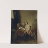 Portrait Of A Man And A Boy Looking At Prints (1765 and 1770) by John Hamilton Mortimer
