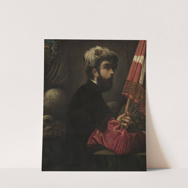 Portrait of a Man as Saint George by Giuseppe Caletti