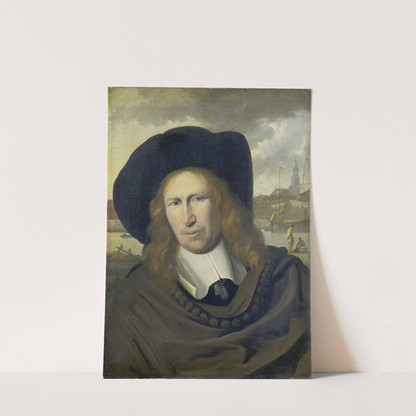 Portrait of a Man from the City of Emden (ca. 1675 – 1680) by Ludolf Backhuysen