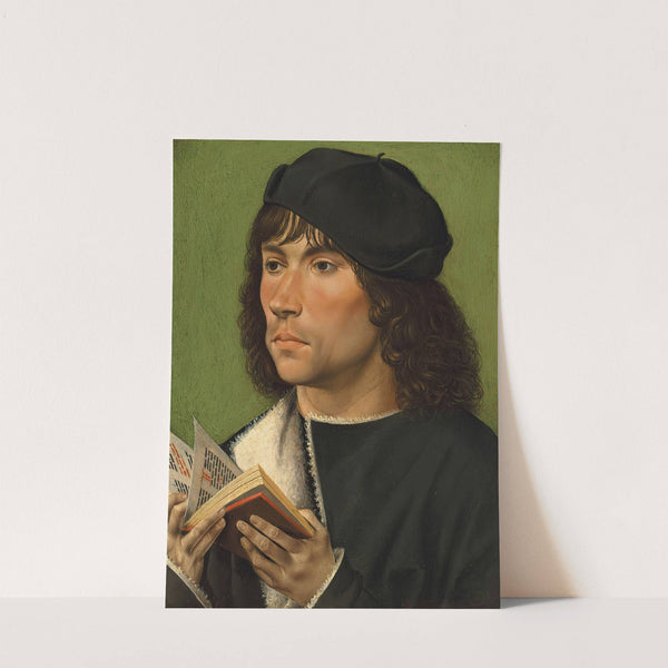 Portrait Of A Man Holding A Prayer Book by Burgundian Master