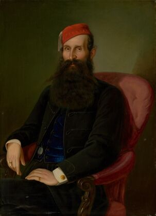 Portrait of a Man in a Fez (Portrait of Koloman Kubíny)
