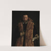 Portrait of a Man in a Fur-Trimmed Coat by Anonymous