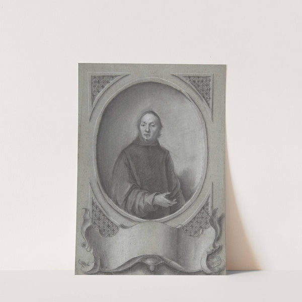 Portrait of a Man in a Monastic Habit by Bartolommeo Nazari