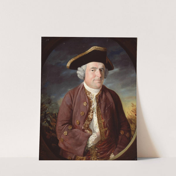 Portrait of a Man in a Tricorn Hat by John Russell