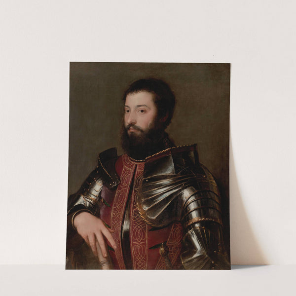 Portrait of a Man in Armor by Titian