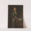 Portrait of a man in armour by Circle of John Michael Wright
