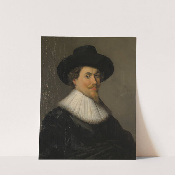 Portrait of A Man In Black by Follower of Frans Hals