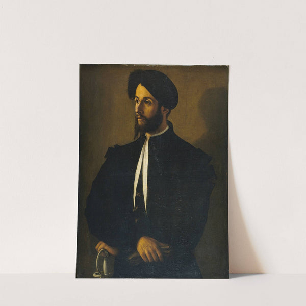 Portrait of a Man in Black by Emilian School