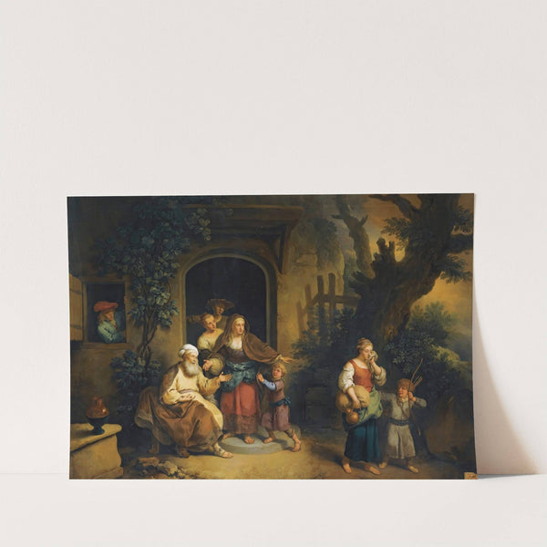 Portrait of a Man in Eastern Attire by Christian Wilhelm Ernst Dietrich