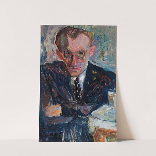 Portrait of a Man in Glasses by Sasza Blonder