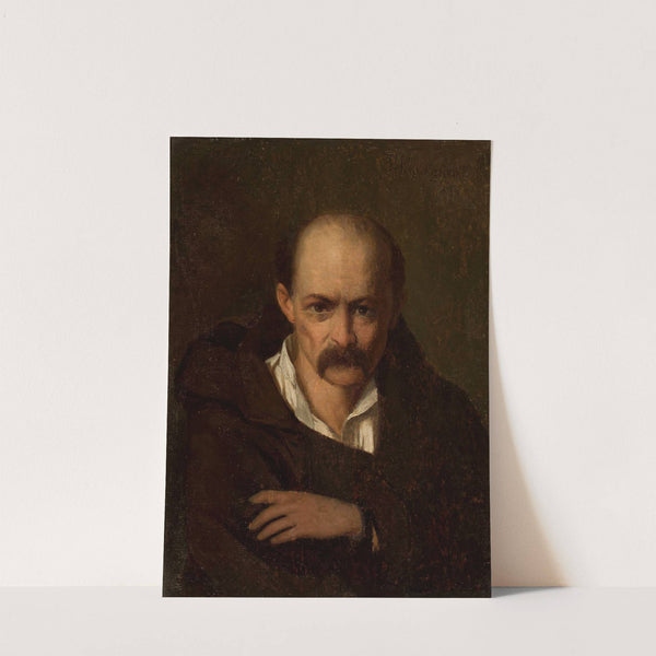 Portrait of a man in handcuffs by Tytus Maleszewski