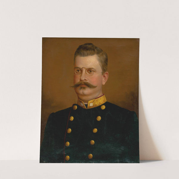 Portrait of a Man in Uniform by F.J. Dyck