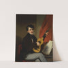 Portrait of a Man Playing a Guitar by George Chinnery
