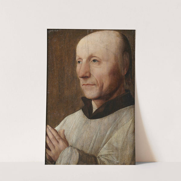 Portrait of a man, possibly a pilgrim by Jan van Scorel