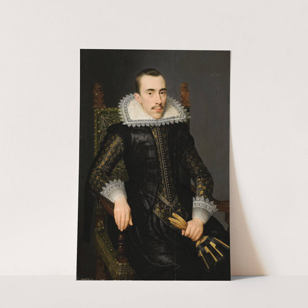 Portrait of a Man, possibly Walterus Fourmenois (1596-1653) by Salomon Mesdach