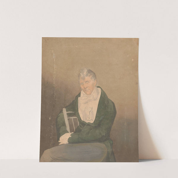 Portrait of a man seated by John Rubens Smith