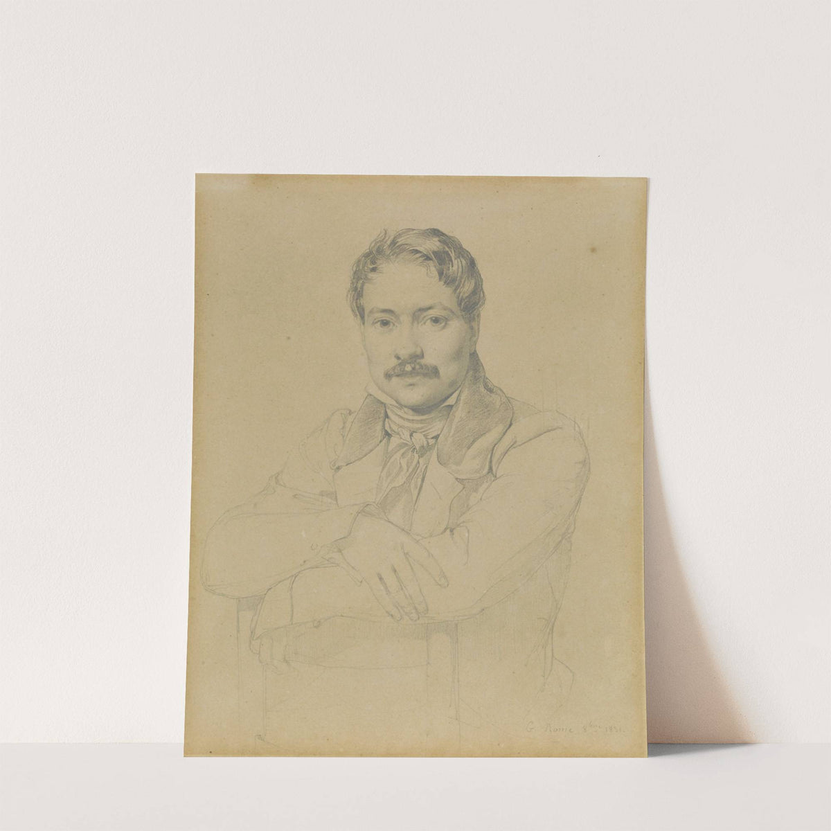 Portrait of a man, seated (1831) by Pierre-Narcisse Guérin
