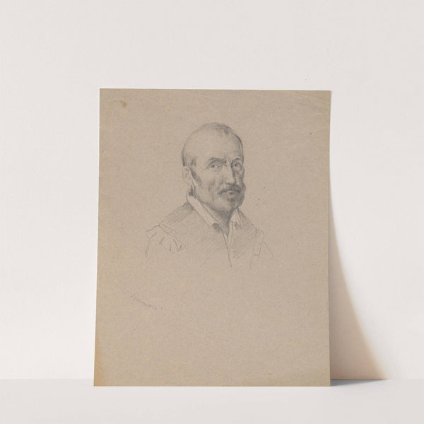Portrait of a Man, sketch for Signing of the Compact in the Cabin of the Mayflower by Edwin White
