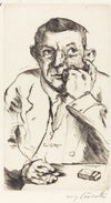 Portrait of a Man Smoking (Männliches Bildnis mit Aufgestütztem Arm)
