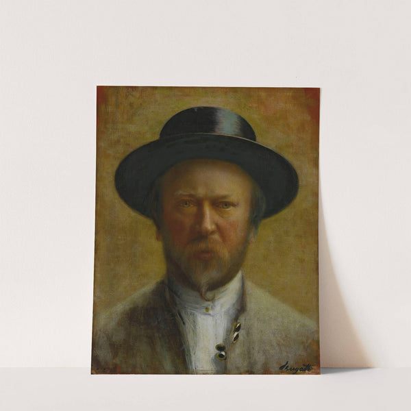 Portrait Of A Man, Traditionally Identified As A Self-Portrait by Carlo Bugatti