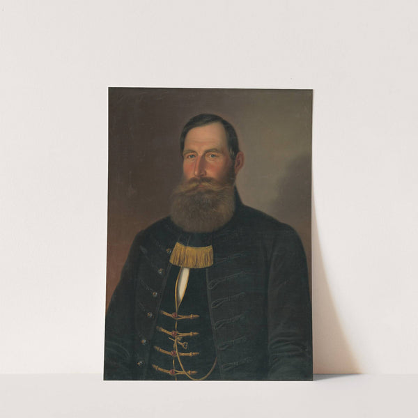 Portrait of a man with a chin and a beard by Peter Michal Bohúň